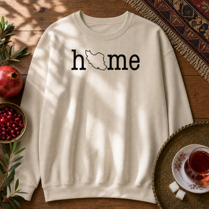 Iran Home Map Sweatshirt - Sand