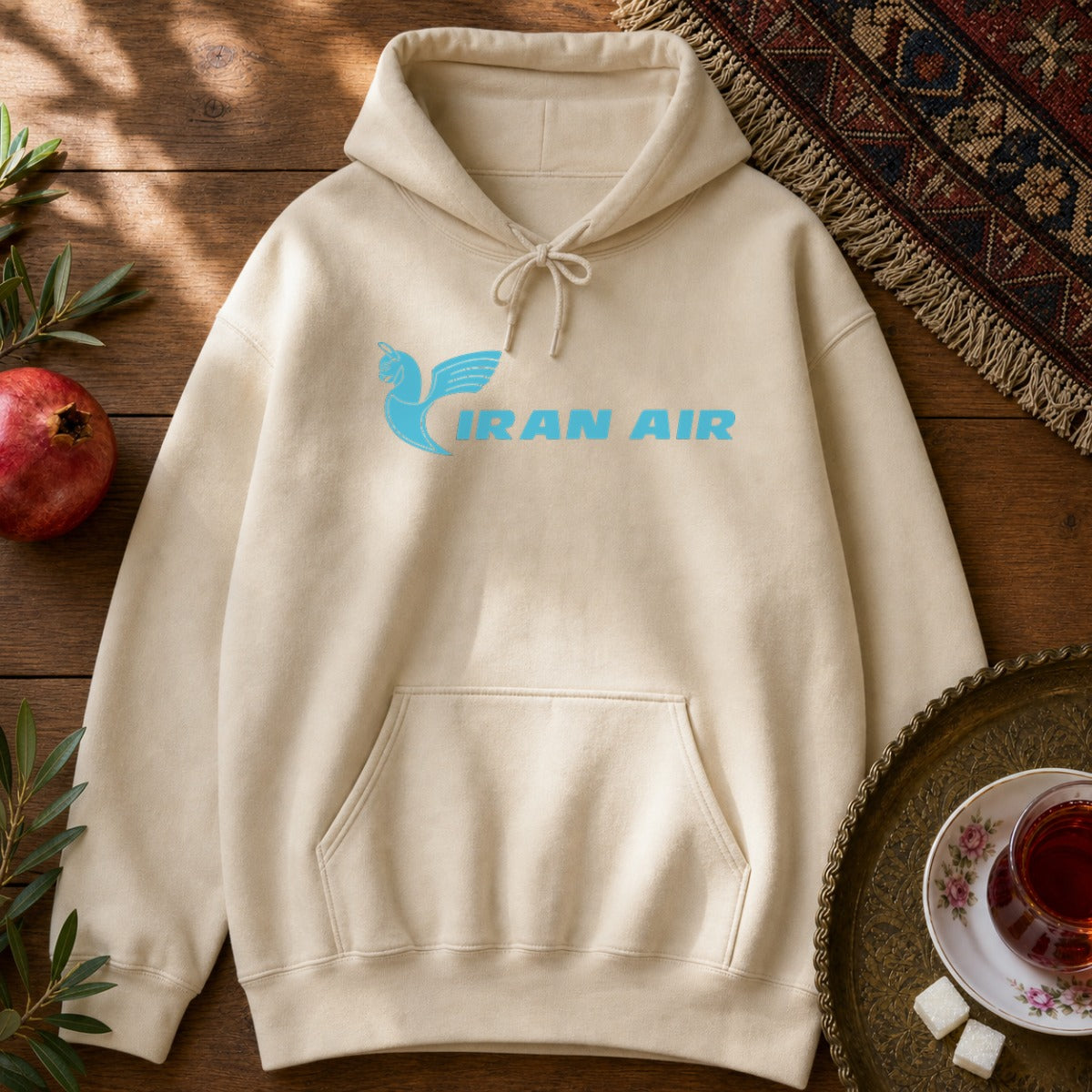 Iran Air Hoodie - Sand