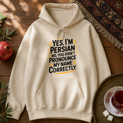 Yes, I'm Persian Hoodie - Sand