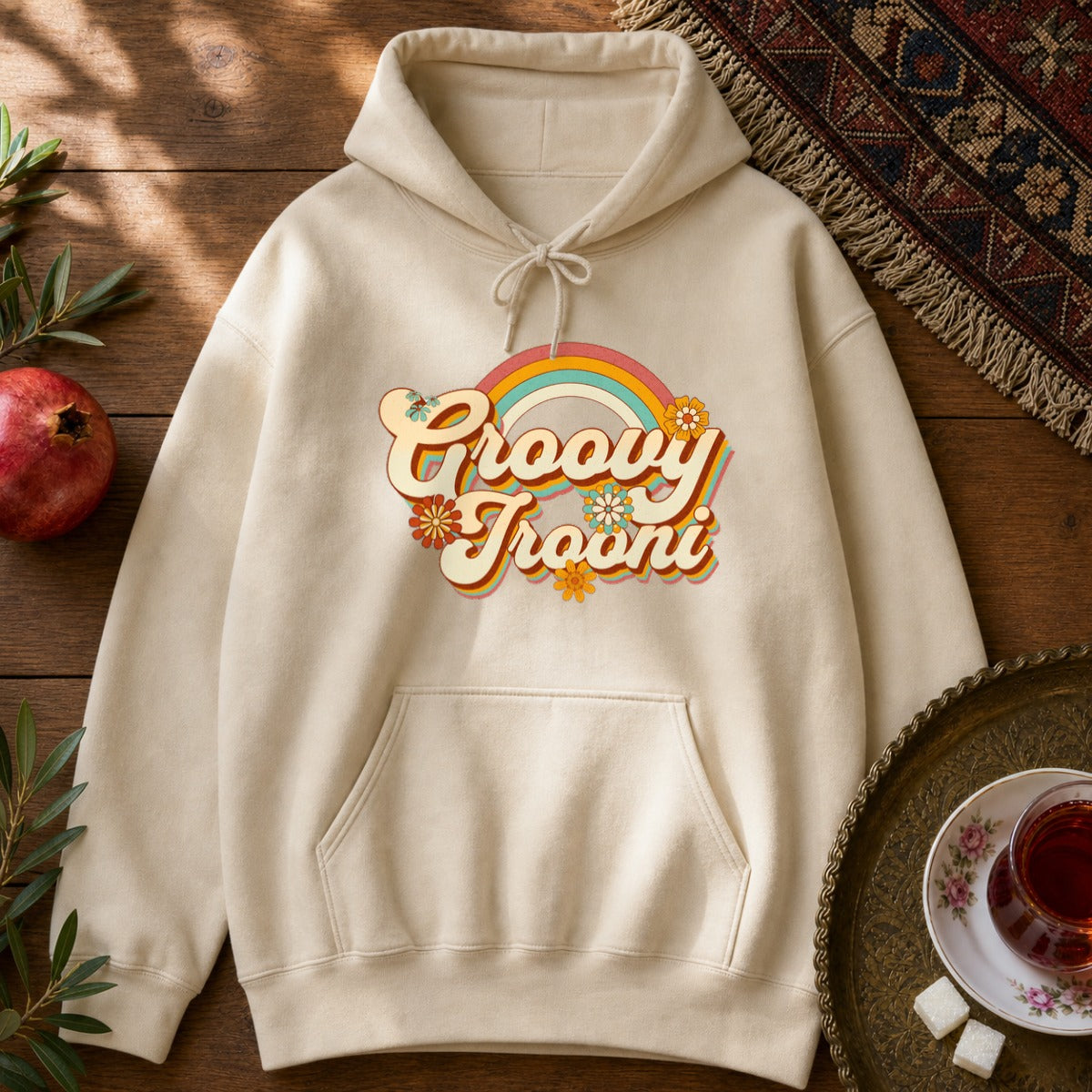 Groovy Irooni Hoodie - Sand