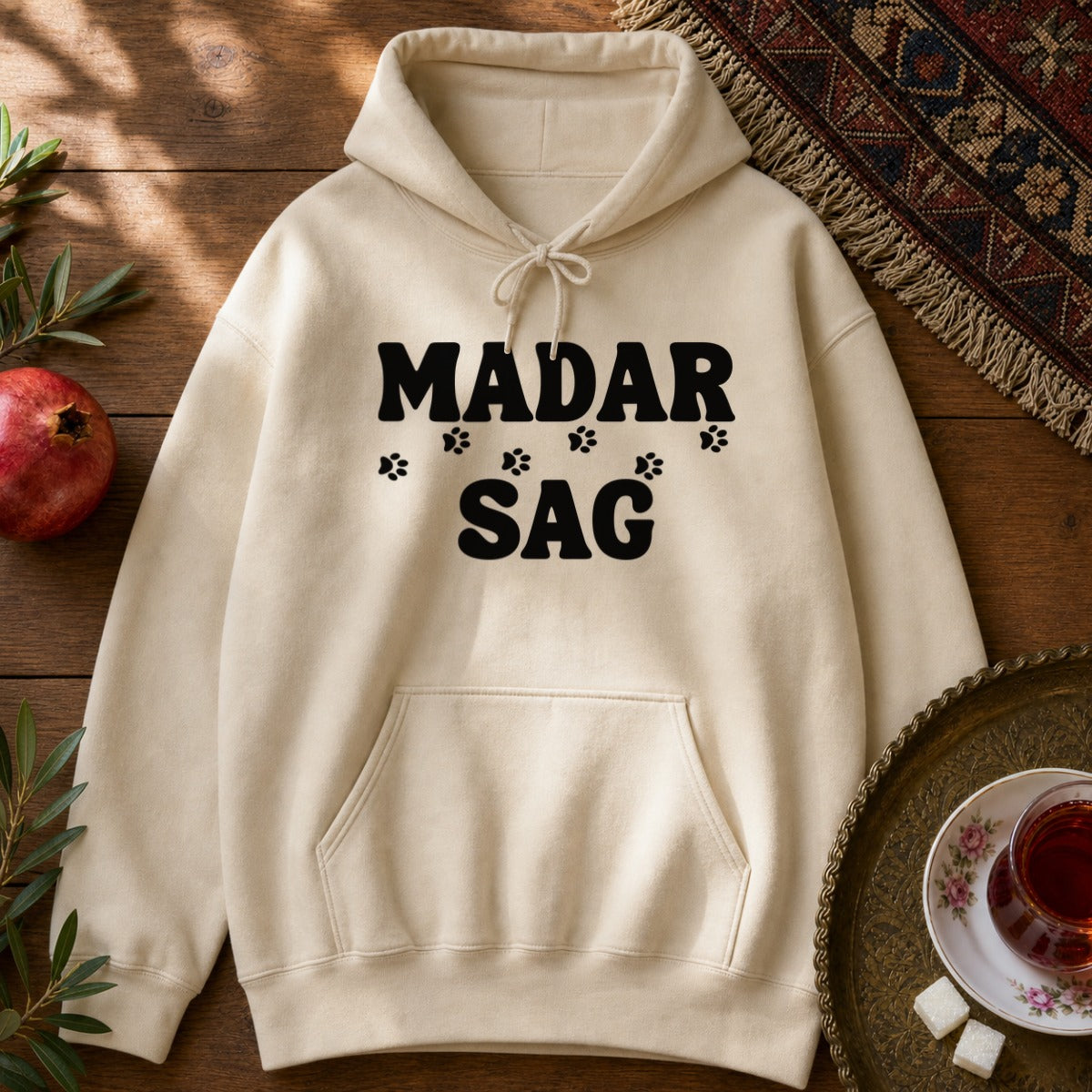 Madar Sag Hoodie - Sand