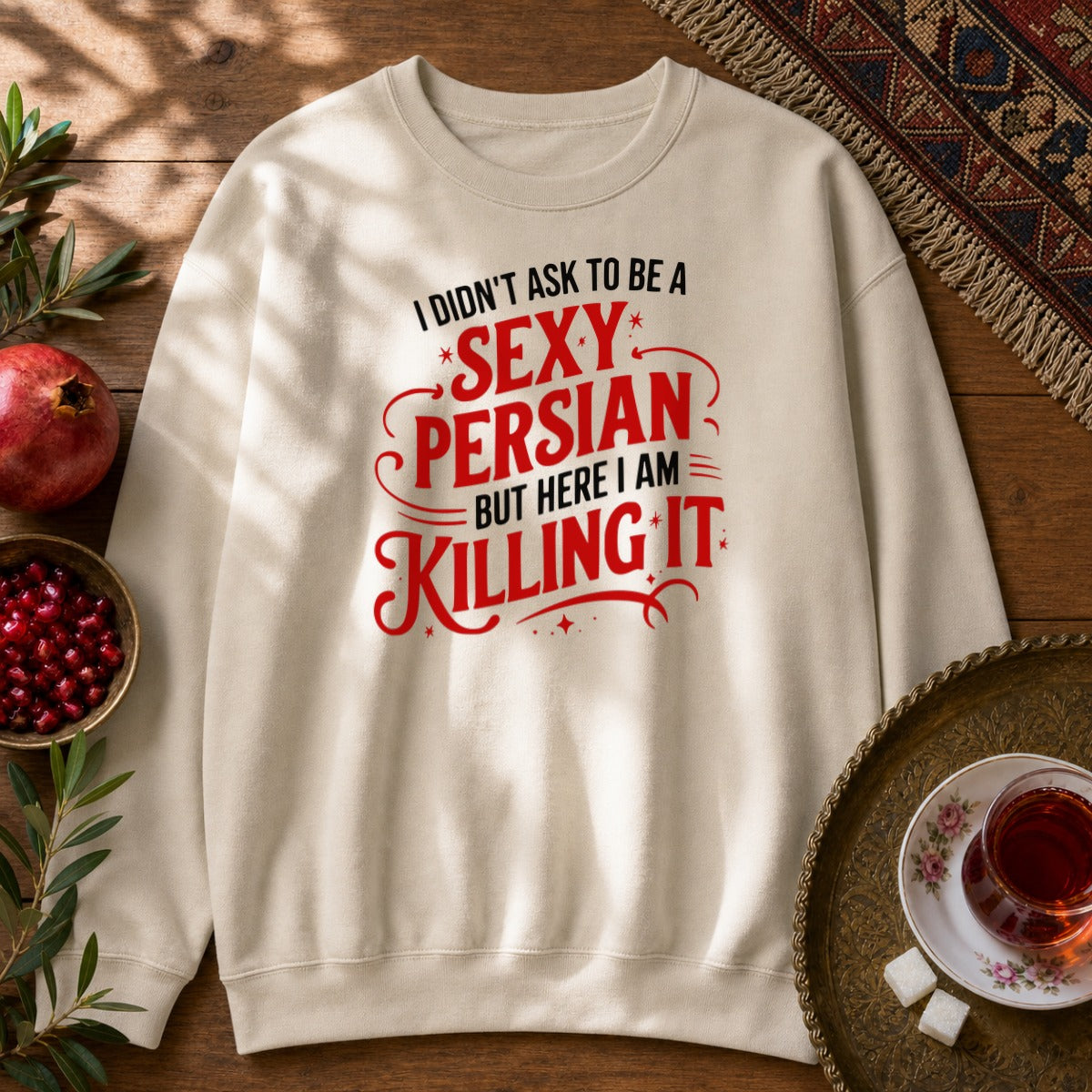 Sexy Persian Sweatshirt - Sand