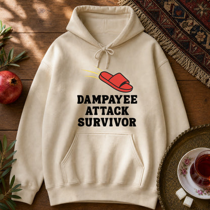 Dampayee Attack Survivor Hoodie - Sand