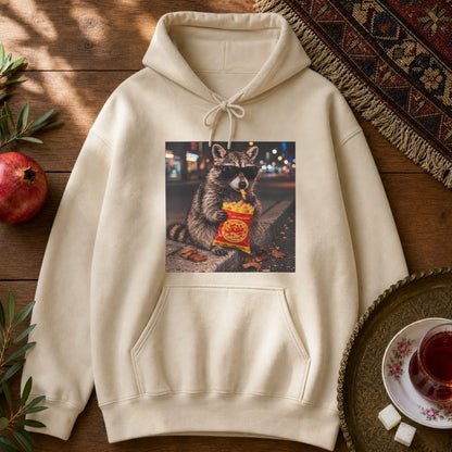 Pofak Raccoon Hoodie - Sand