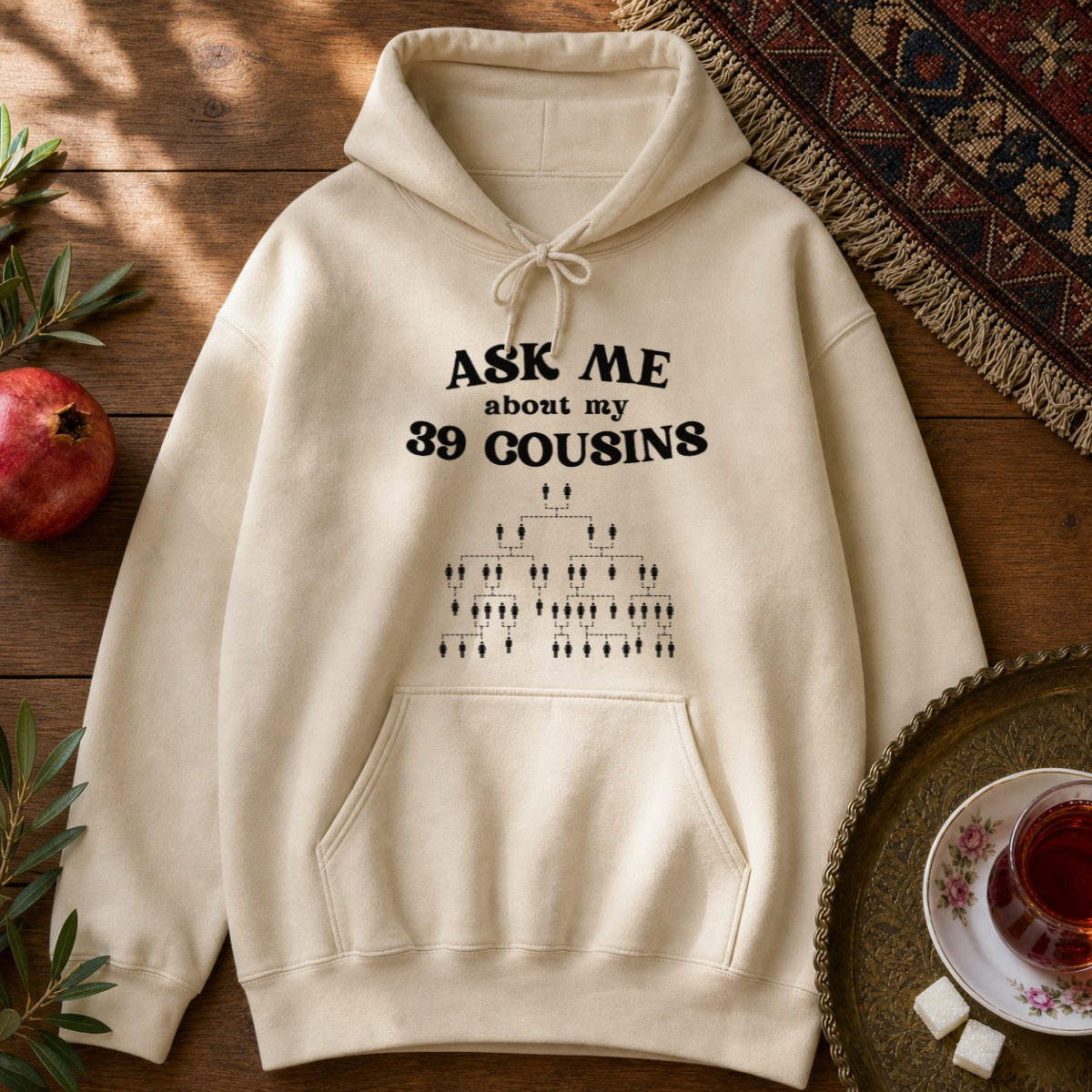 39 Cousins Hoodie - Sand