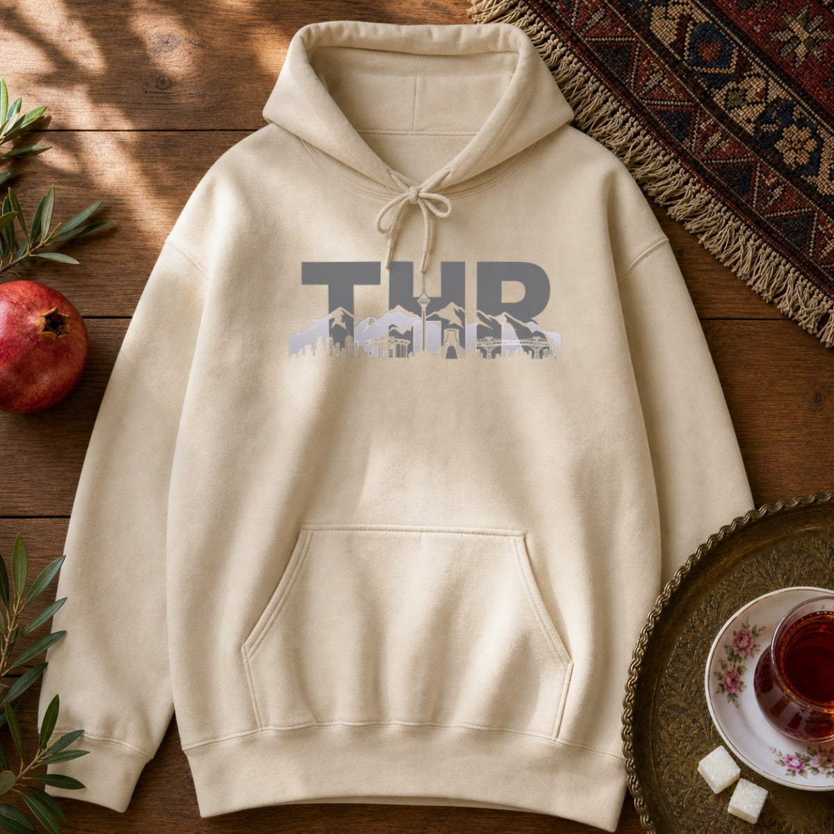 THR Hoodie - Sand