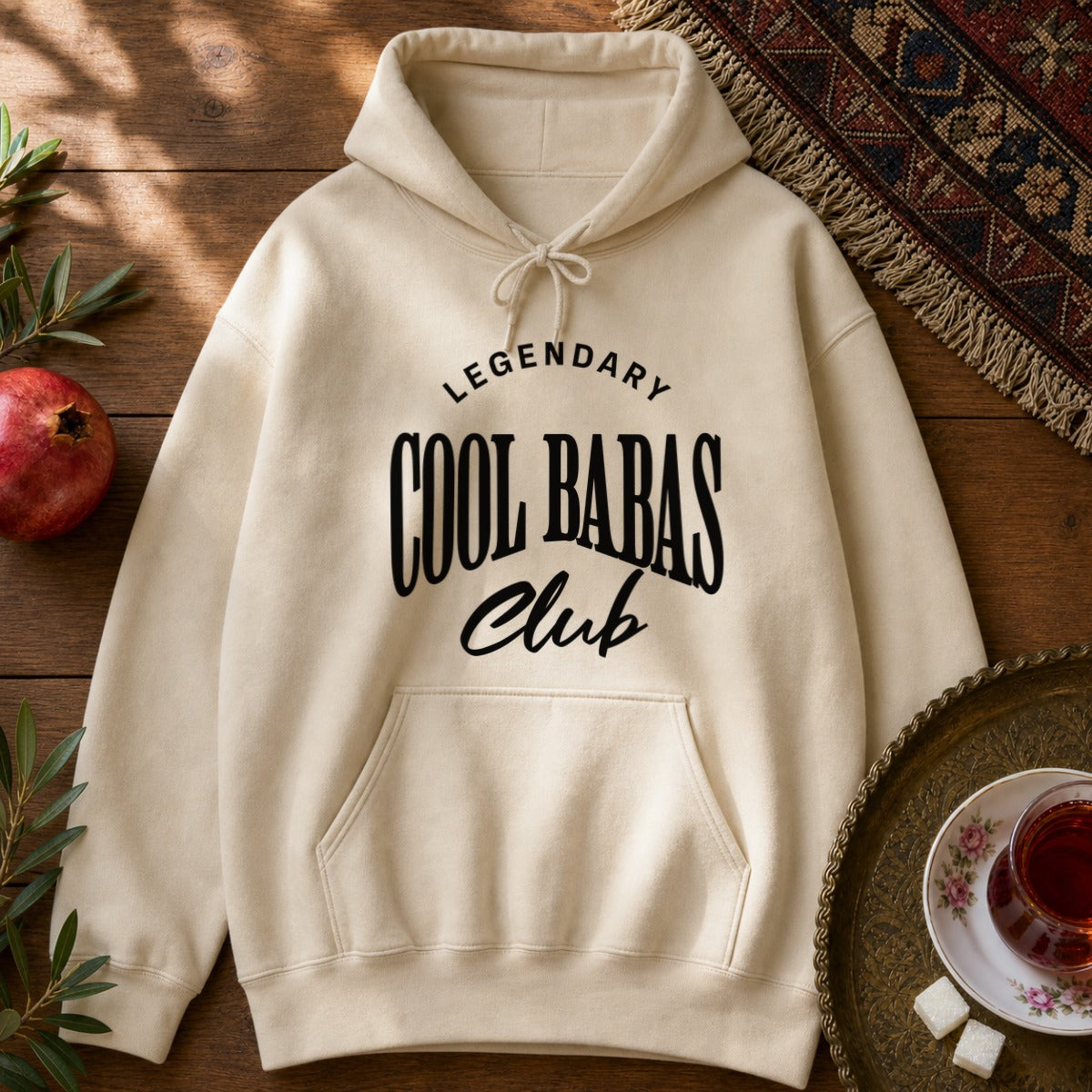 Cool Babas Club Hoodie - Sand