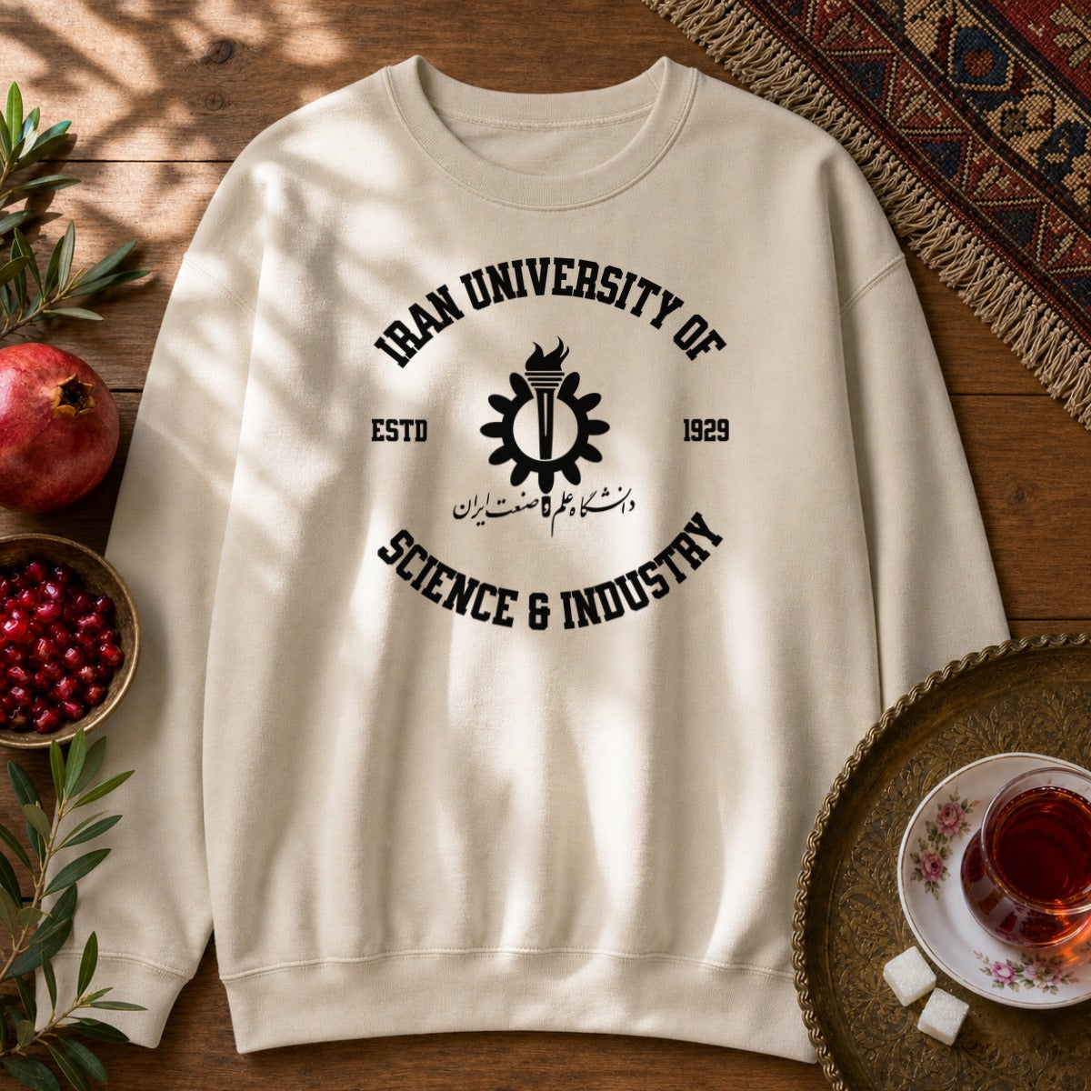 Iran University of Science and Technology Sweatshirt - Sand
