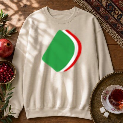 Flag Noqte Sweatshirt - Sand