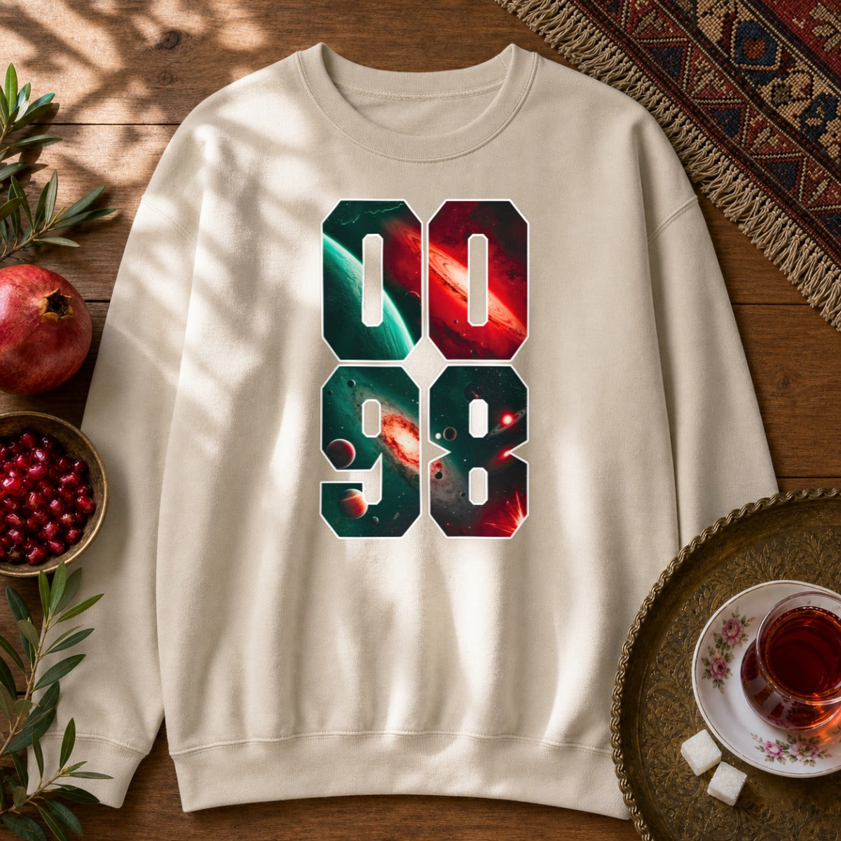 0098 Galaxy Sweatshirt - Sand