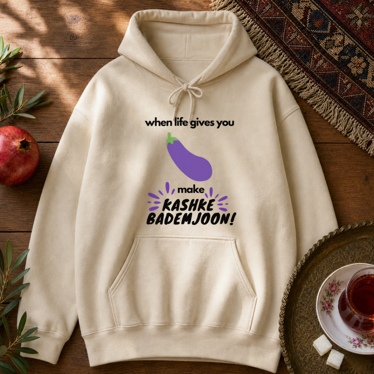 Bademjoon Hoodie - Sand