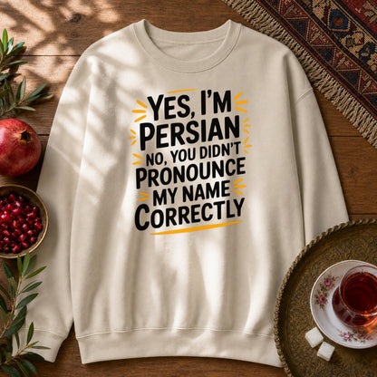 Yes, I'm Persian Sweatshirt - Sand
