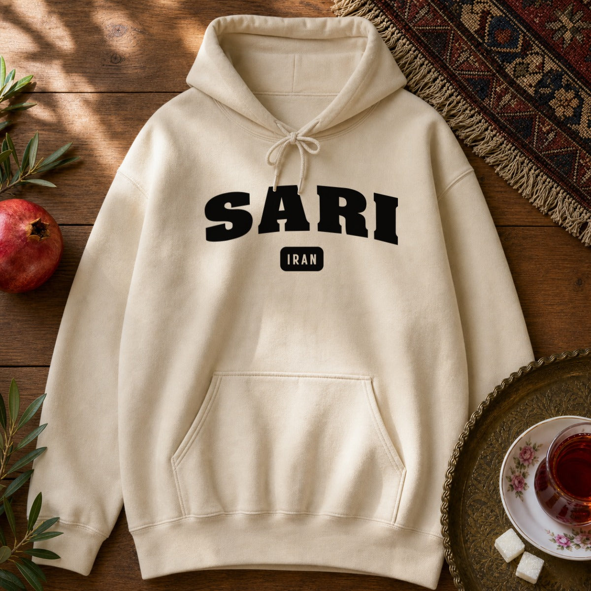 Sari Hoodie - Sand