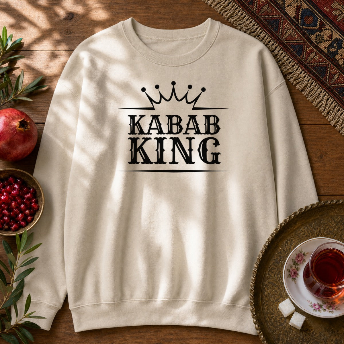 Kabab King Sweatshirt - Sand