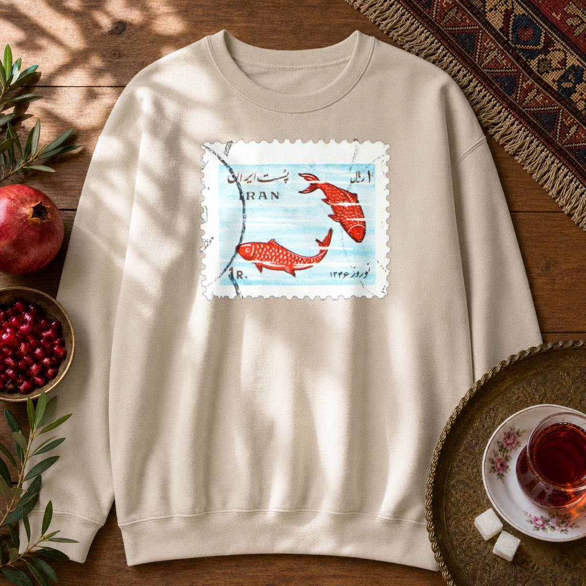 Nowruz Mahi Sweatshirt - Sand