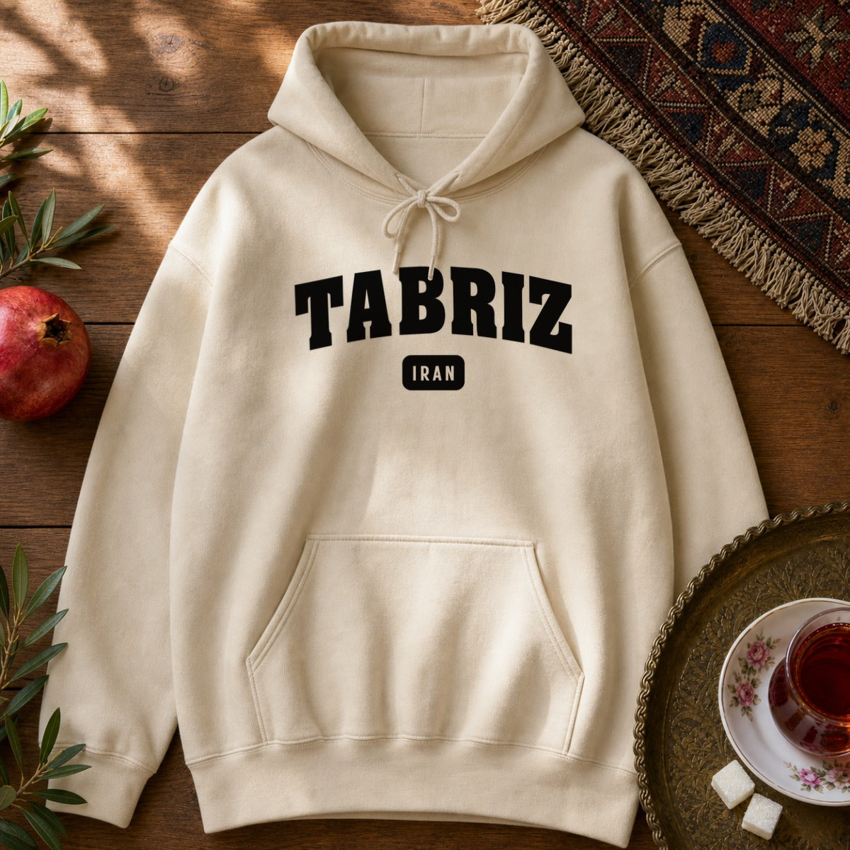 Tabriz Hoodie - Sand