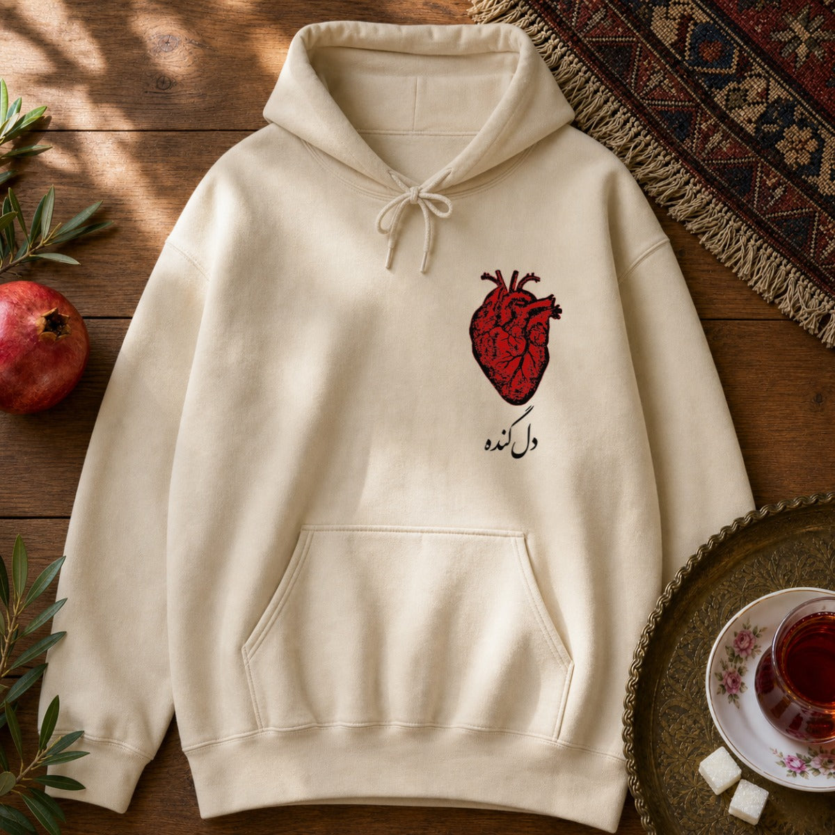 Del-Gondeh Hoodie - Sand