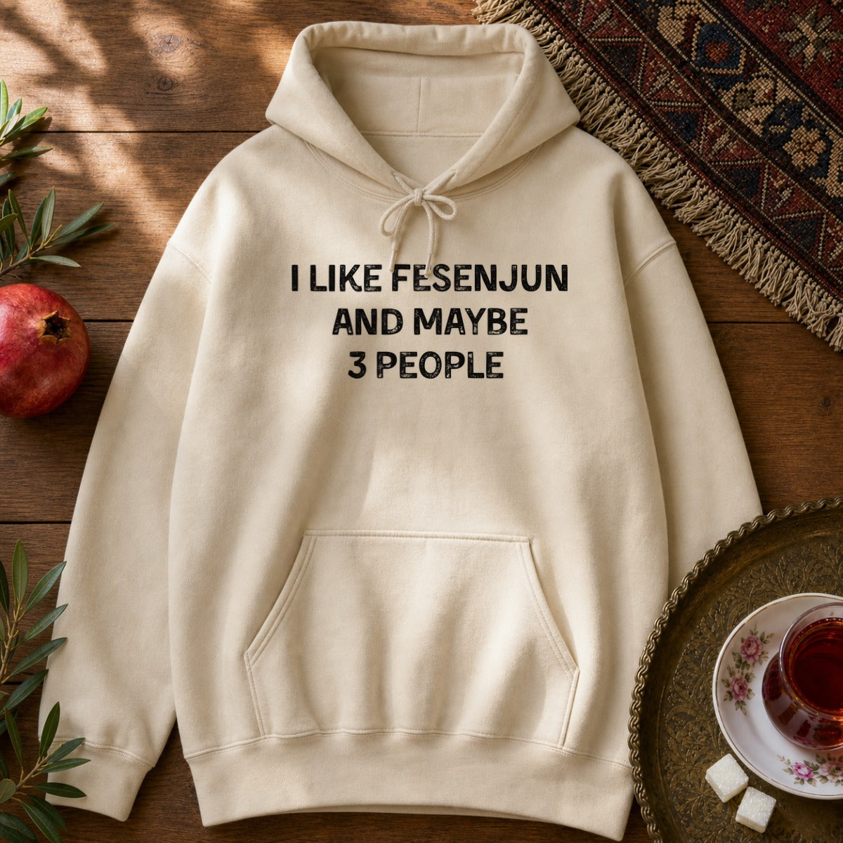 I Like Fesenjun Hoodie - Sand