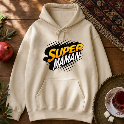 Super Maman Hoodie - Sand