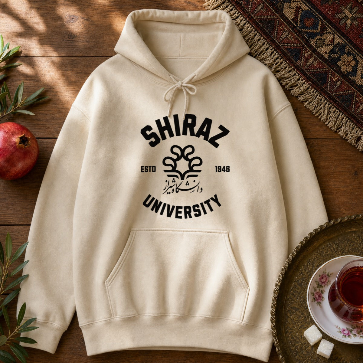 Shiraz University Hoodie - Sand