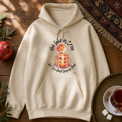 Be Like a Tree Hoodie - Sand