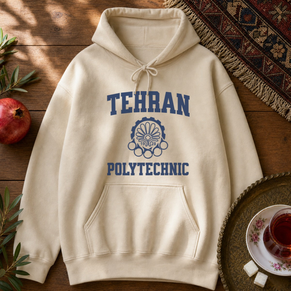 Tehran Polytechnic Hoodie - Sand