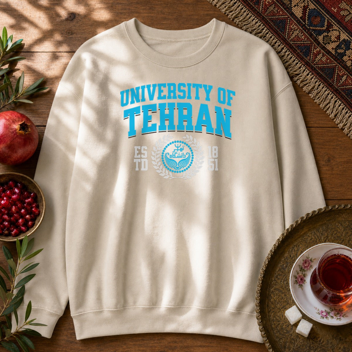 University of Tehran Sweatshirt - Sand