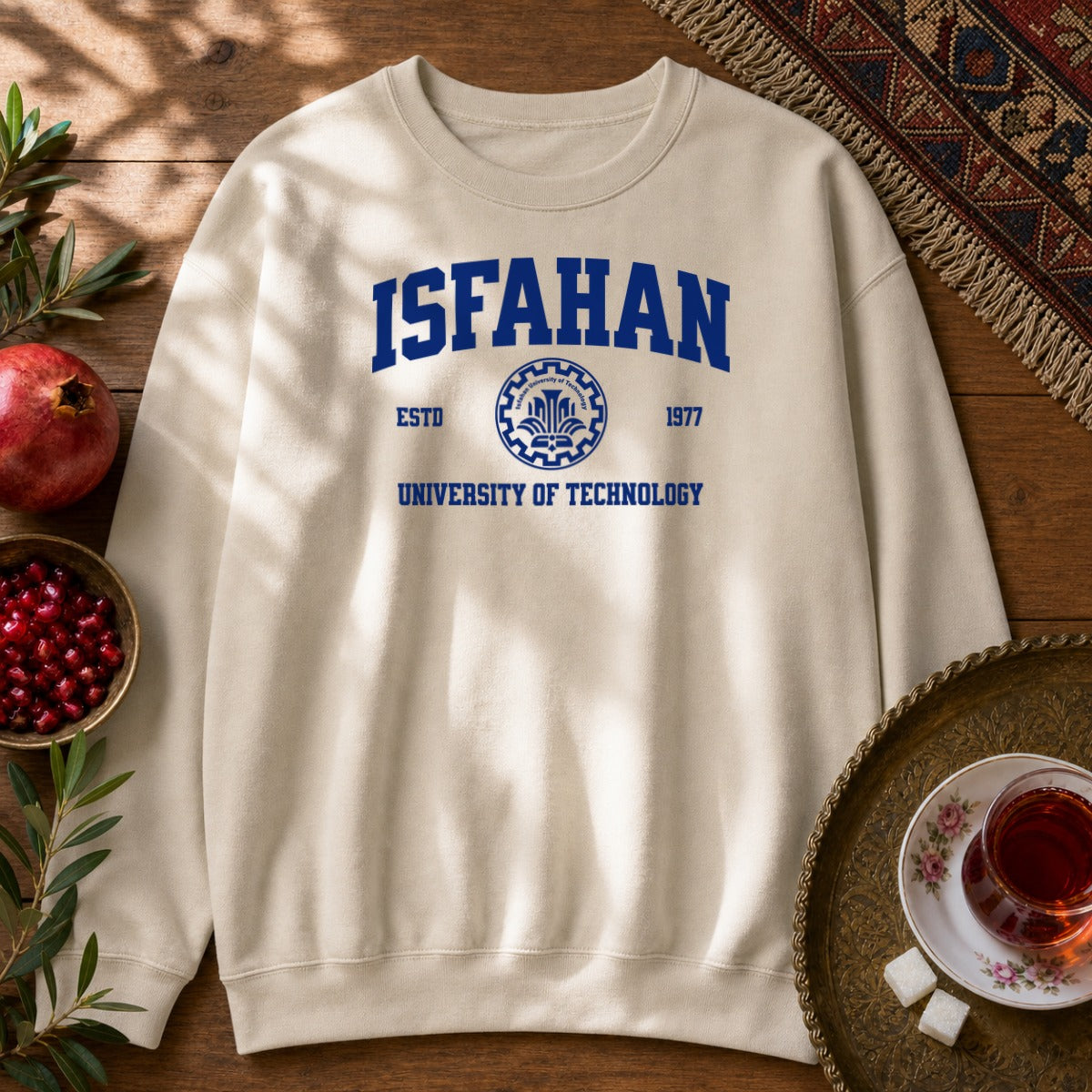 Isfahan University of Technology Sweatshirt - Sand