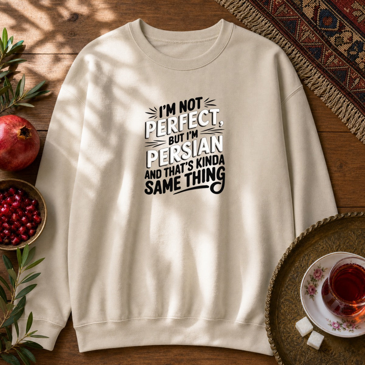 Perfect Persian Sweatshirt - Sand