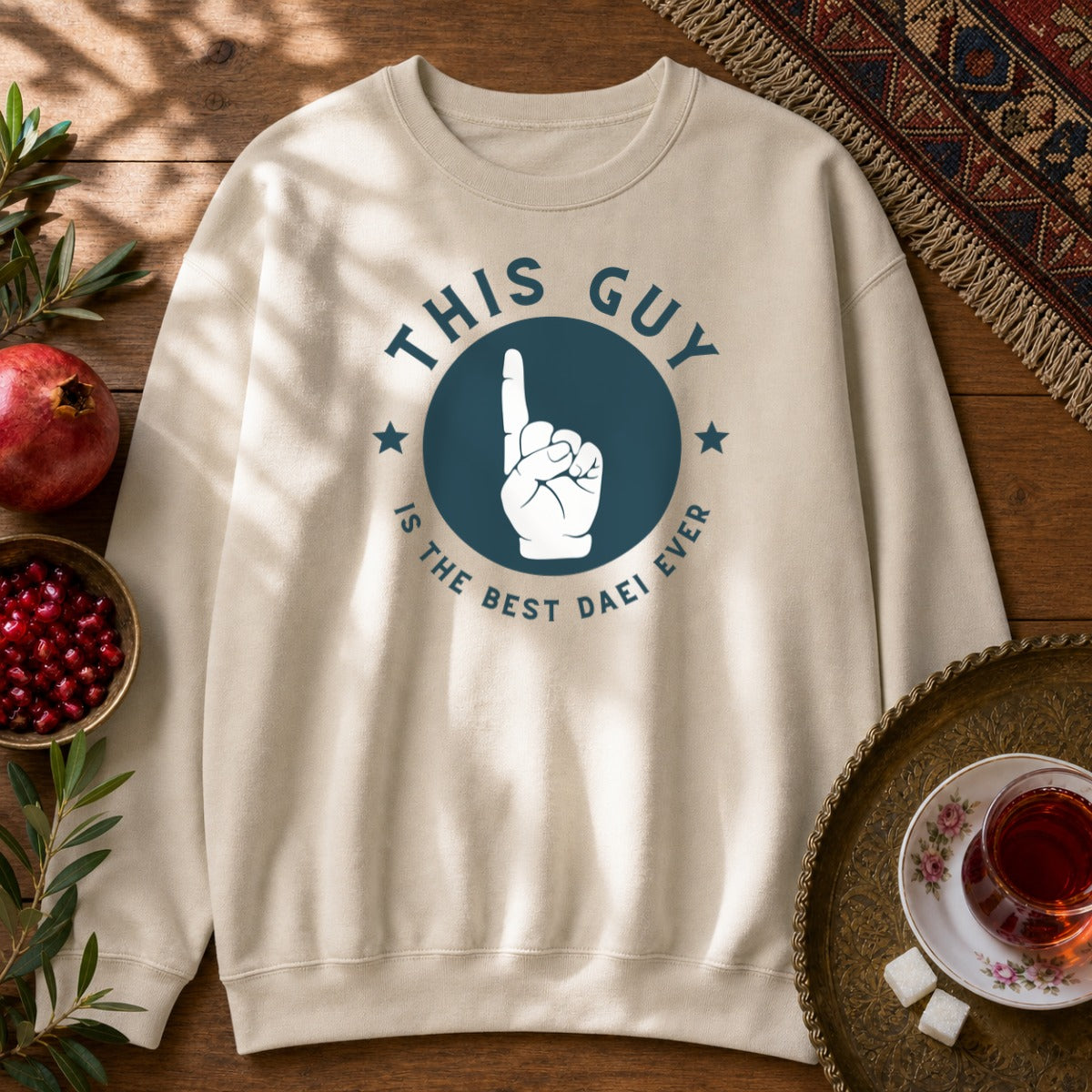 This Guy is the Best Daei Sweatshirt - Sand