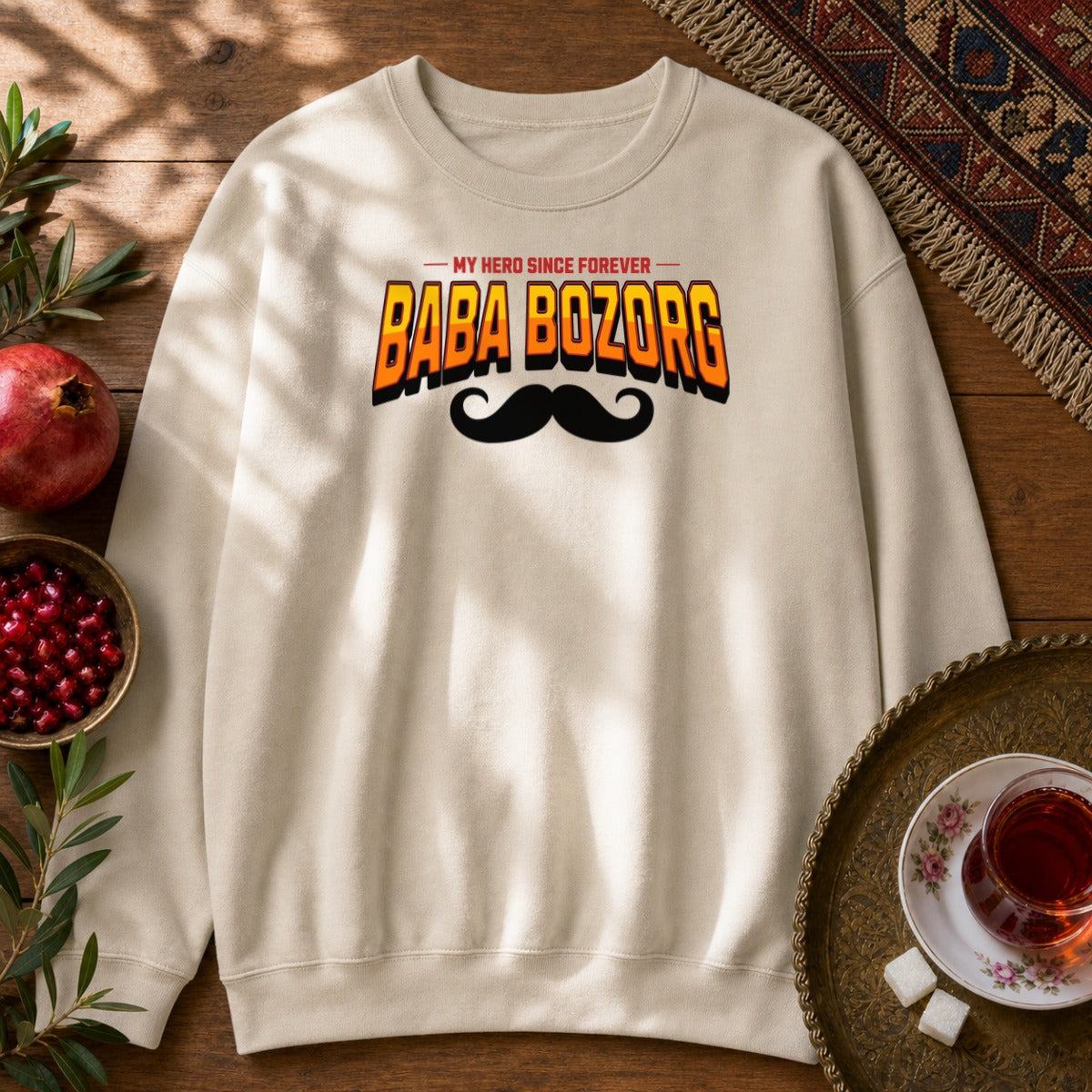 Bababozorg Hero Sweatshirt - Sand