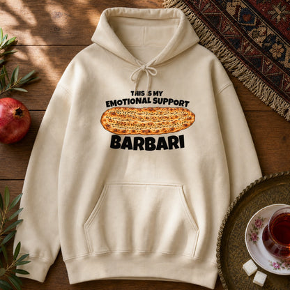 Emotional Support Barbari Hoodie - Sand
