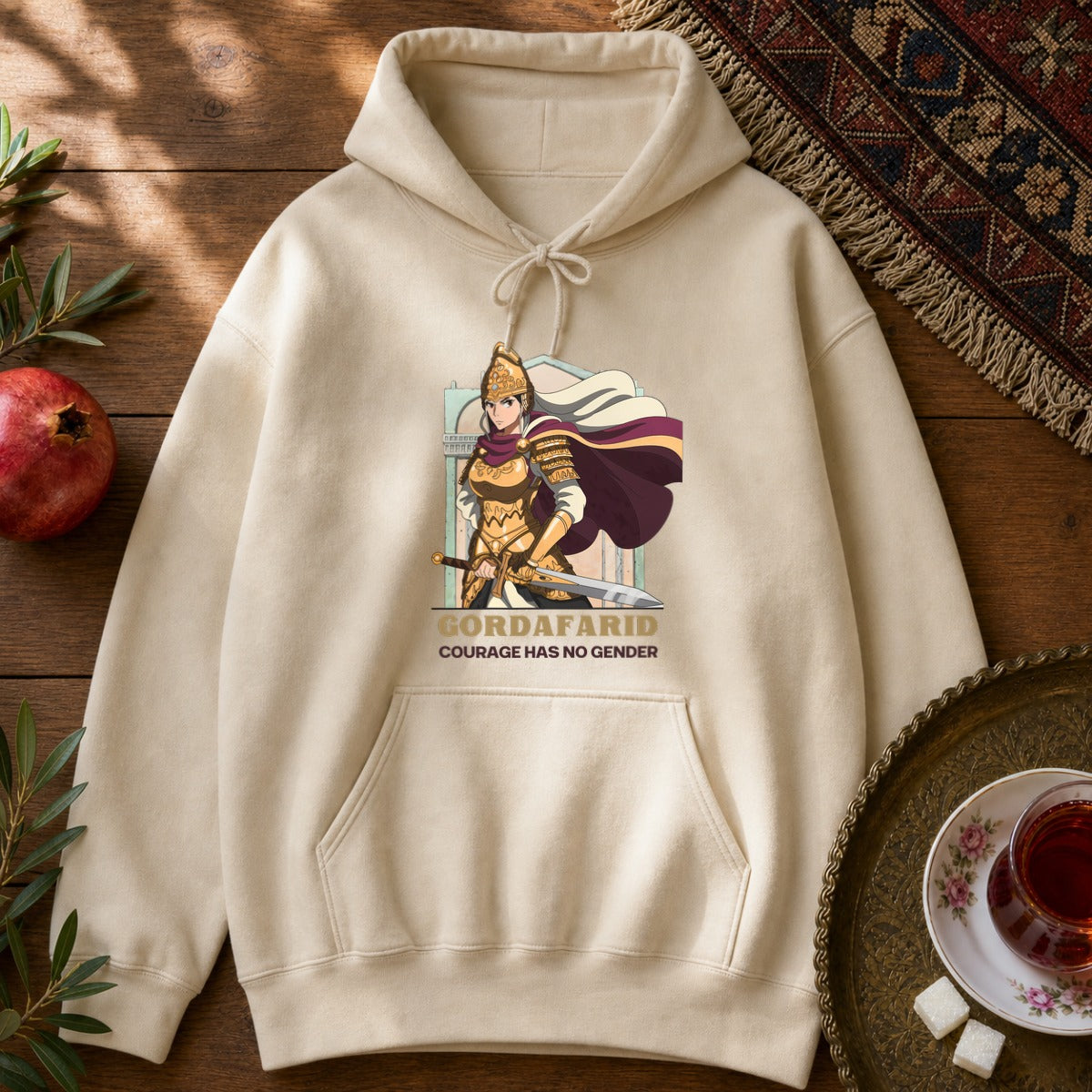 Gordafarid Hoodie - Sand