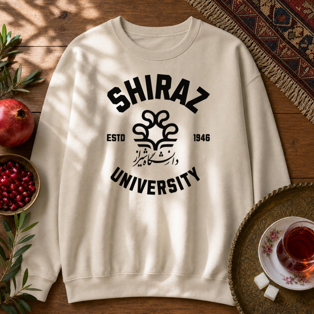 Shiraz University Sweatshirt - Sand