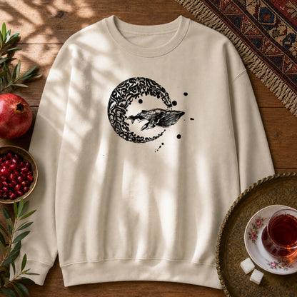 Whale Journey Sweatshirt - Sand