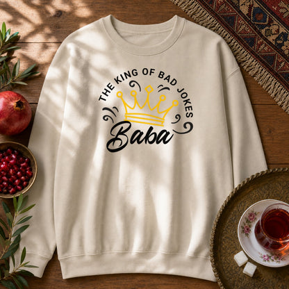 Baba - Bad Jokes King Sweatshirt - Sand