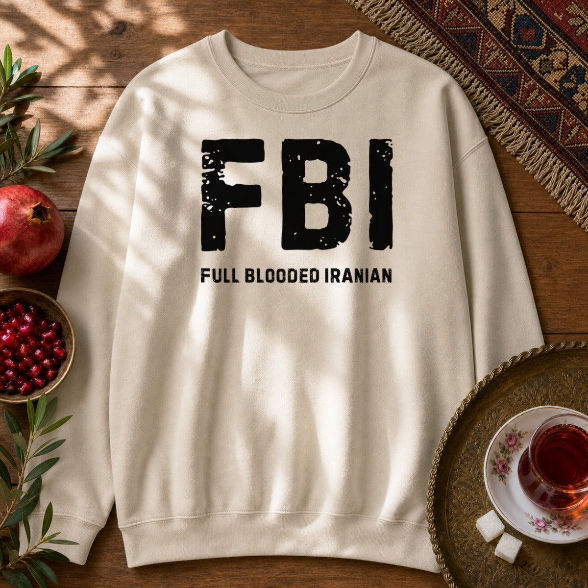 FBI Sweatshirt - Sand