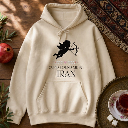 Cupid Found me in Iran Hoodie - Sand