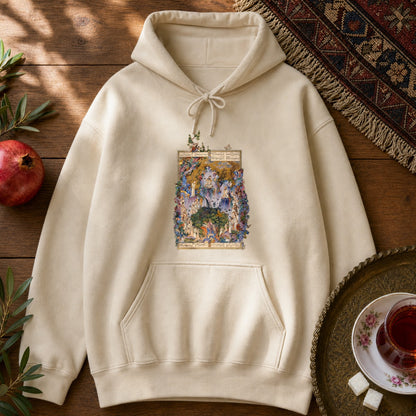 Court of Keyumars - Shahnameh Hoodie - Sand