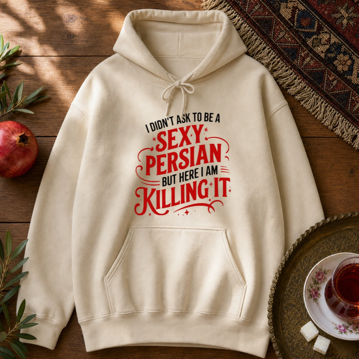 Sexy Persian Hoodie - Sand