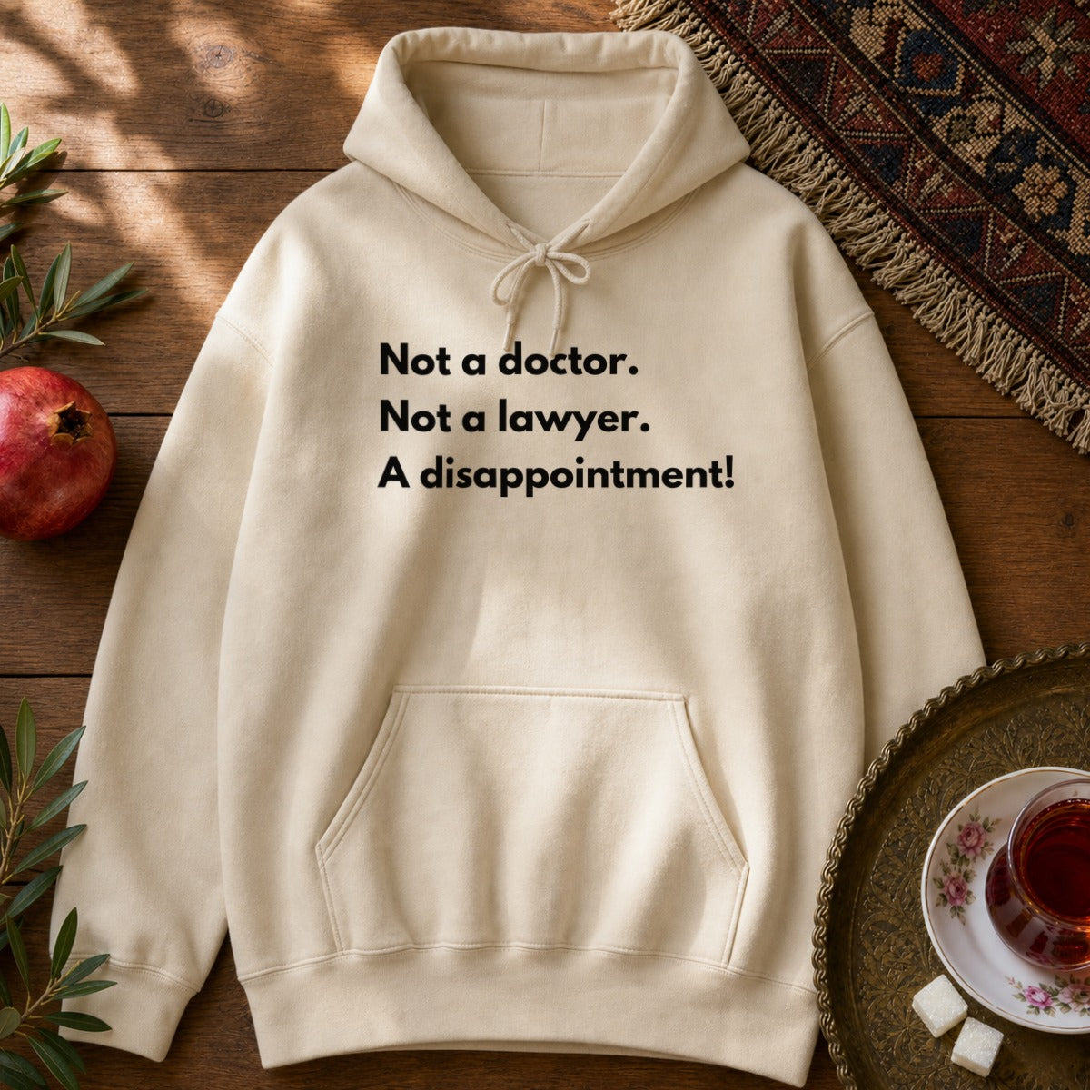 Not a Doctor Hoodie - Sand