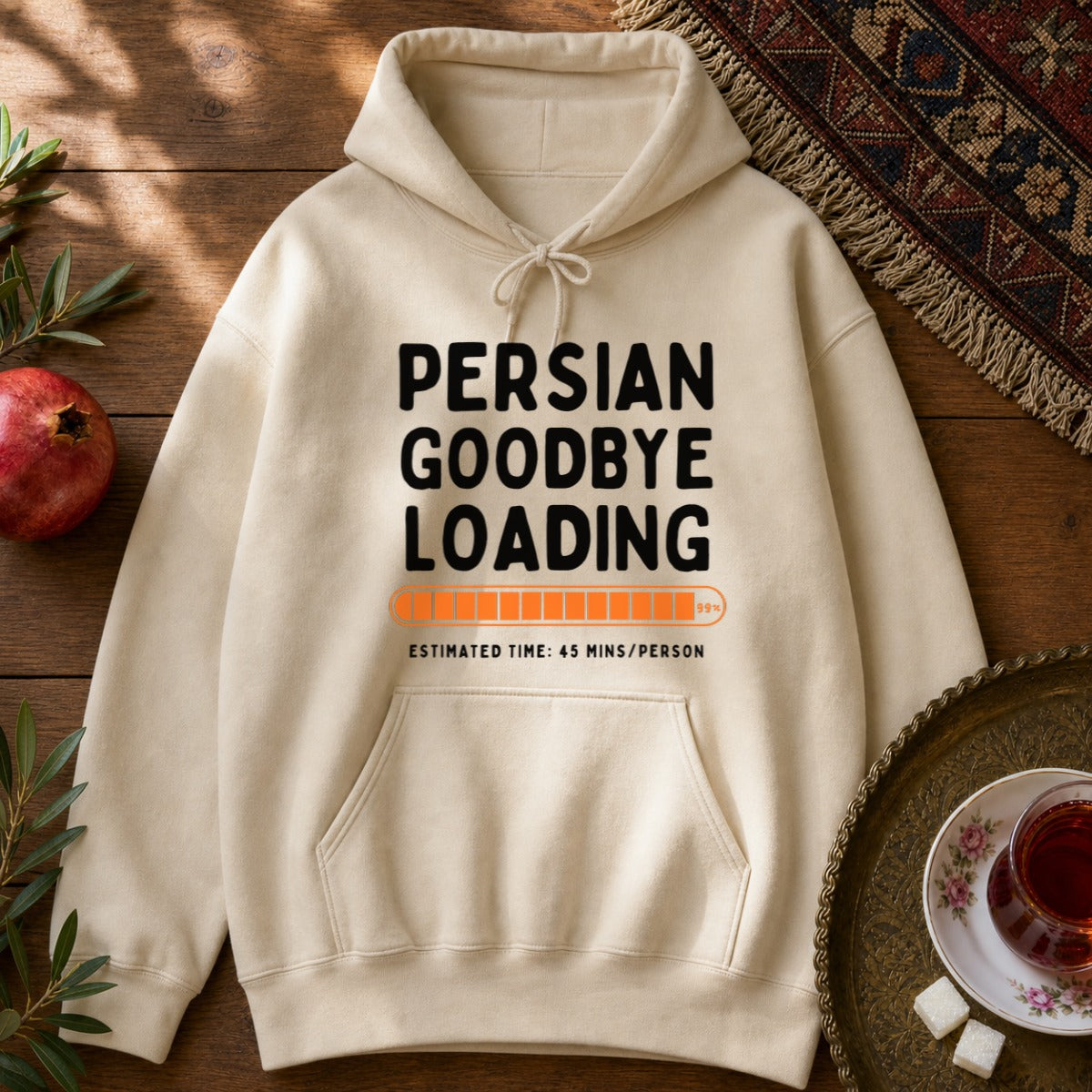 Persian Goodbye Loading Hoodie - Sand
