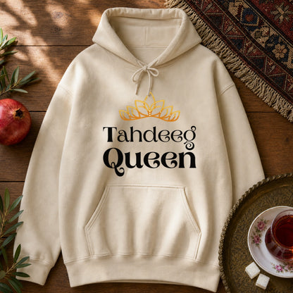 Tahdeeg Queen Hoodie - Sand