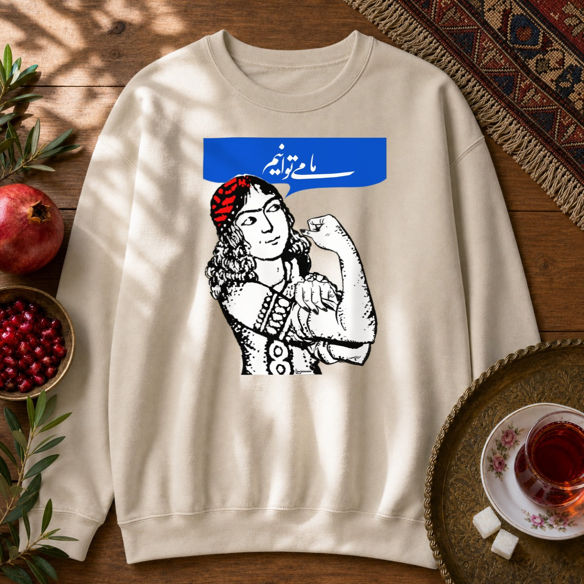 We Can Do It Sweatshirt - Sand