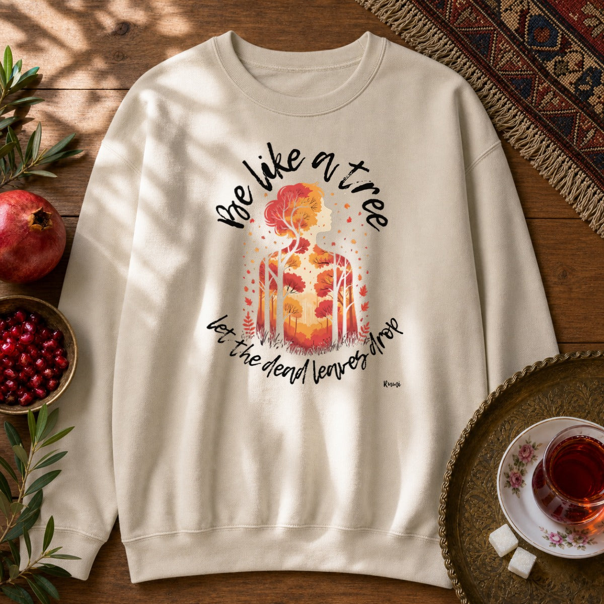 Be Like a Tree Sweatshirt - Sand