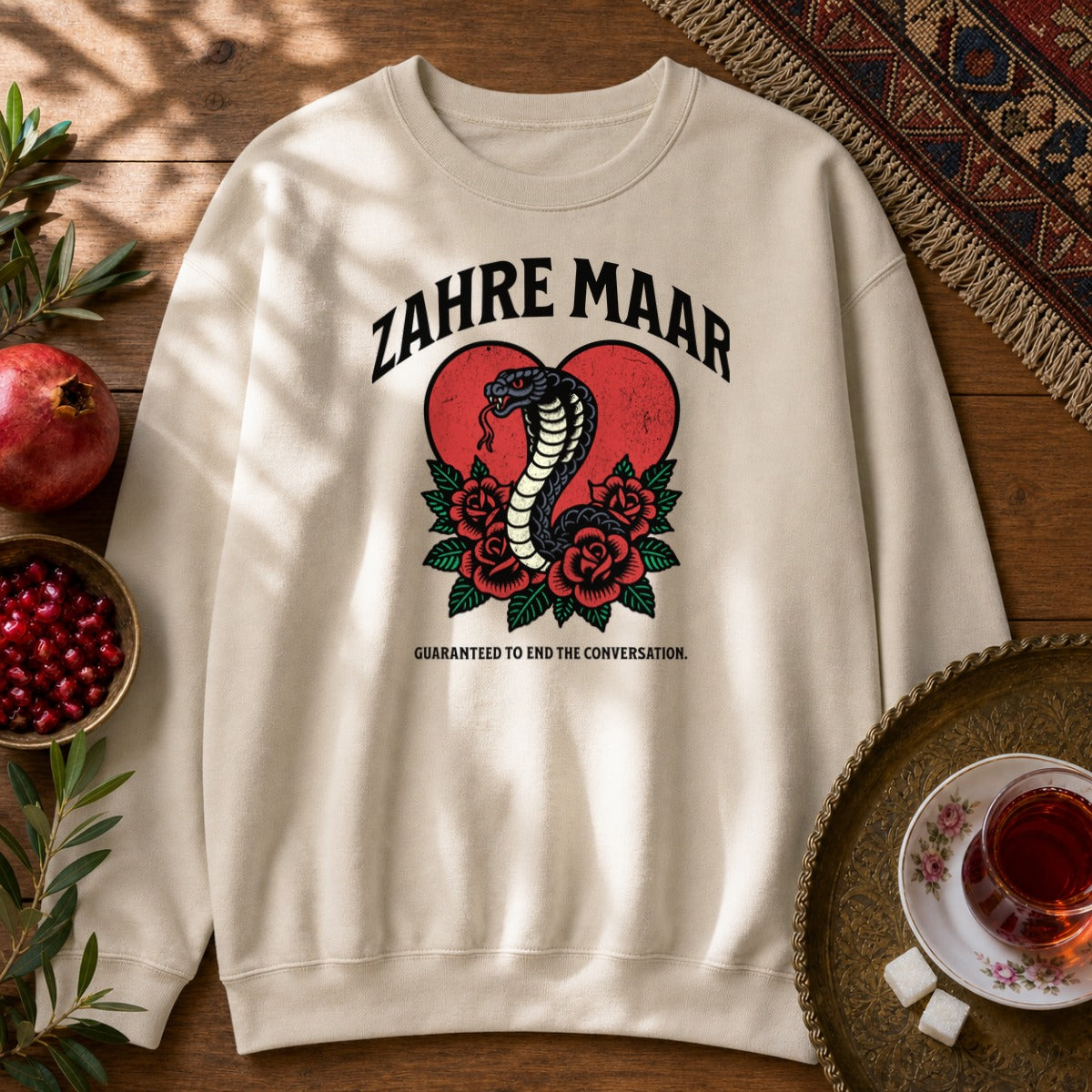Zahre Maar Sweatshirt - Sand