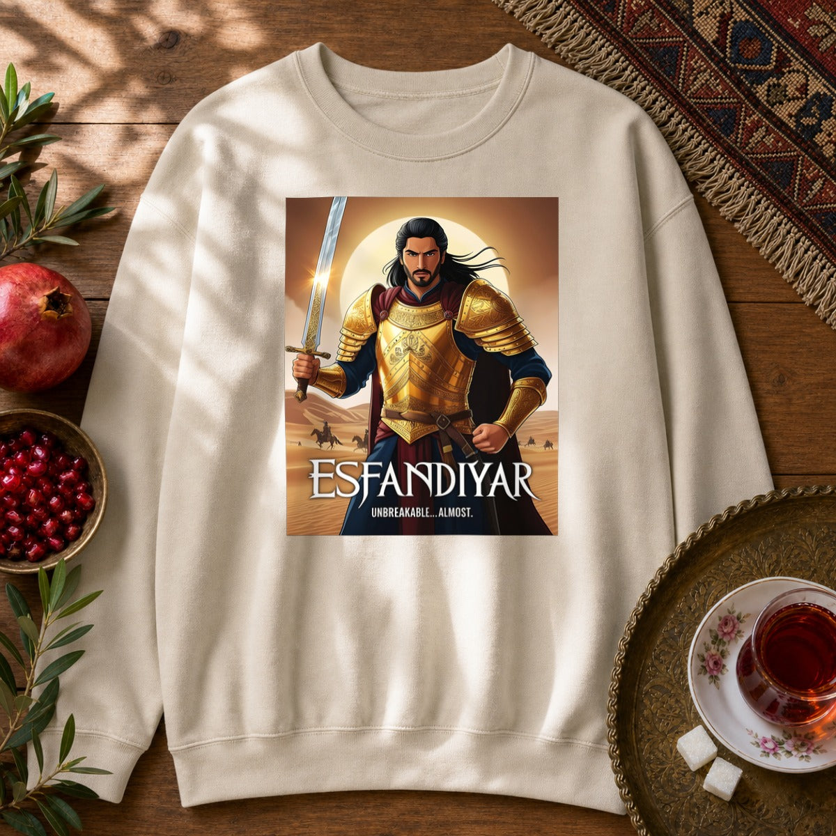 Esfandiyar Unbreakable ... Almost Sweatshirt - Sand