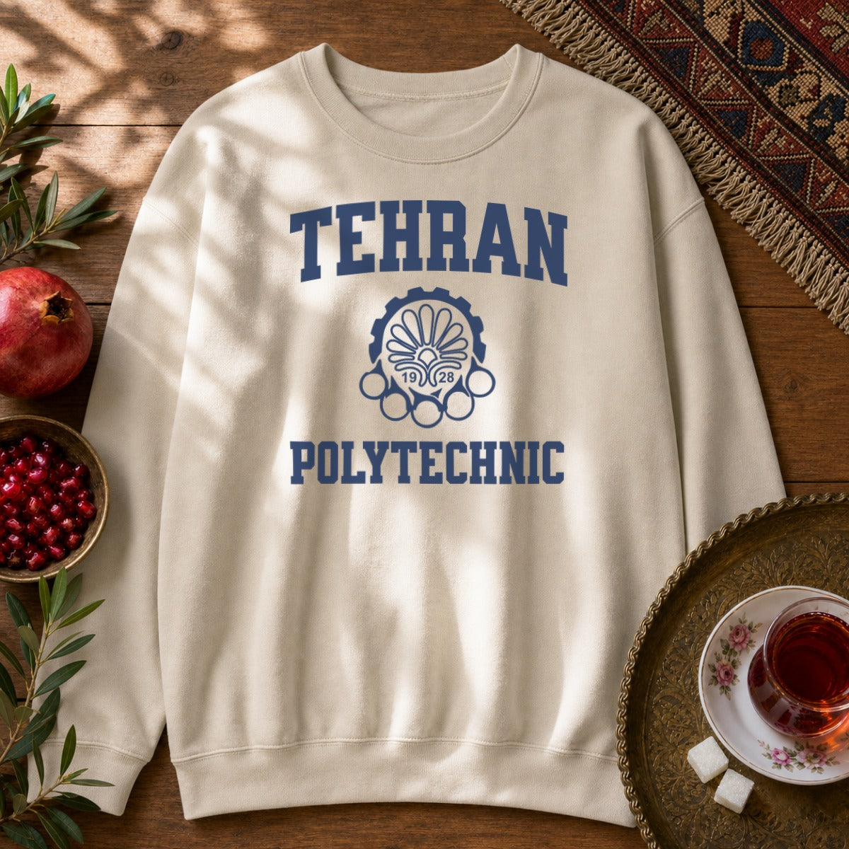 Tehran Polytechnic Sweatshirt - Sand