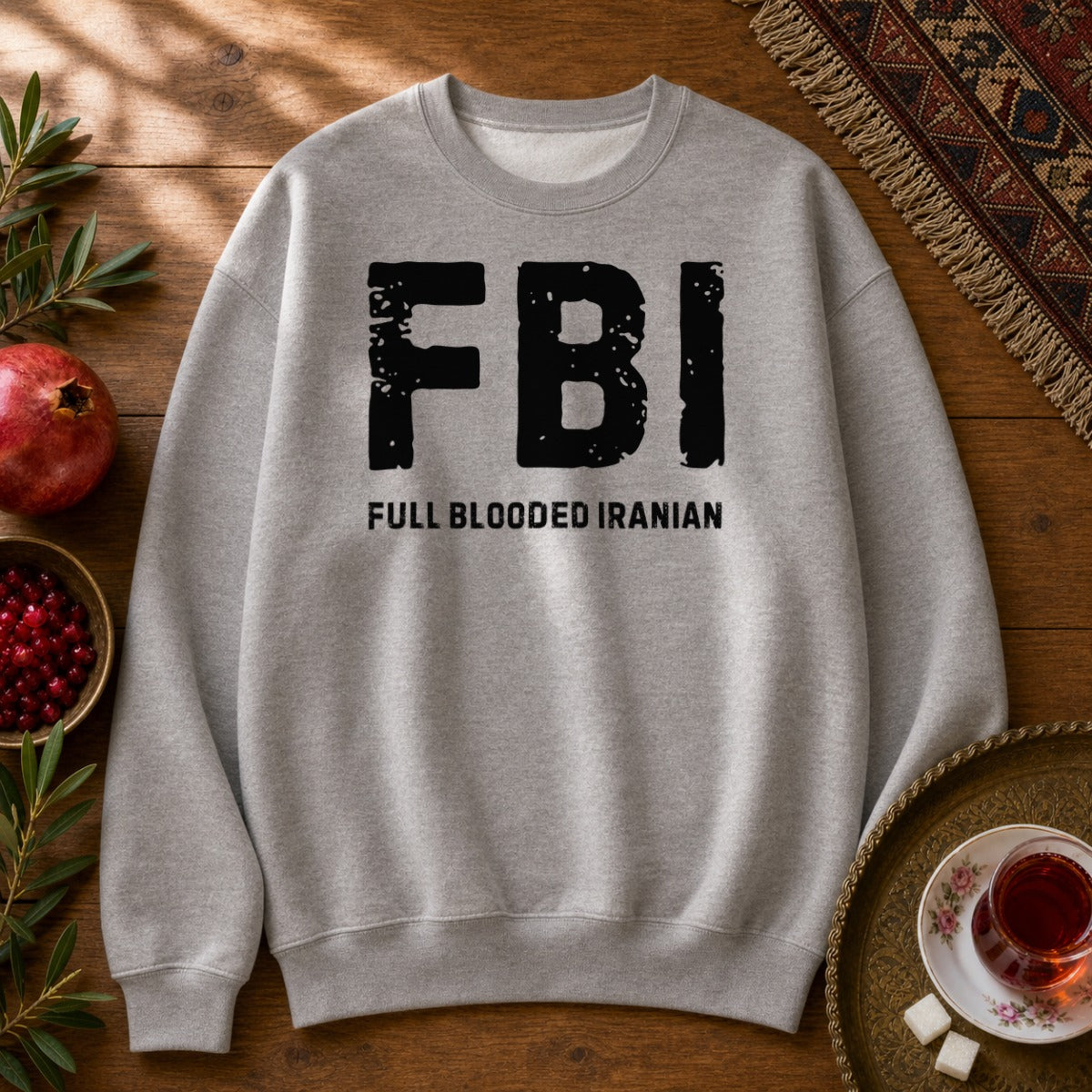 FBI Sweatshirt - Sport Grey