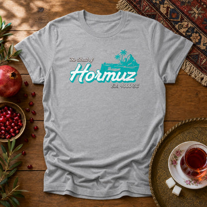 Strait of Hormuz Scene Unisex T-Shirt - Sport Grey
